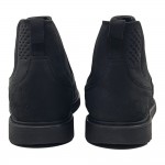 Мъжки Черни Боти Chelsea от Естествен Велур 10845 Hush Puppies 